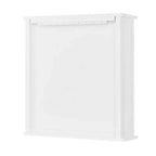 Banc de rangement capitonné en velours avec accoudoirs pour entrée et chambre, Noir
