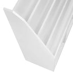 Meuble de rangement pour jouets d'enfants avec 4 étagères à livres et 2 casiers pour salle de jeux, blanc