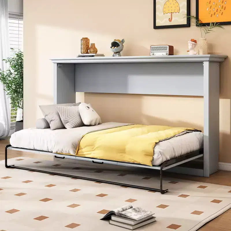 Lot de 4 tabourets ronds empilables sans dossier, chaises de salle à manger en bois pour la décoration intérieure