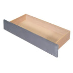 Lit de repos capitonné pour lit jumeau avec tiroirs de rangement et ports USB, capitonné