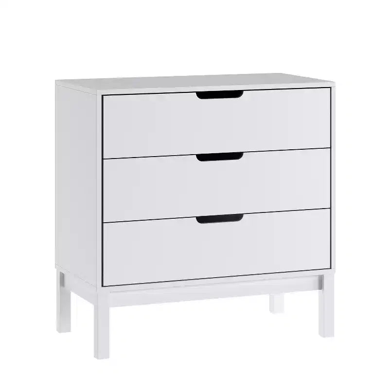 Commode en bois à 3 tiroirs pour enfants, commode pour chambre d'enfant