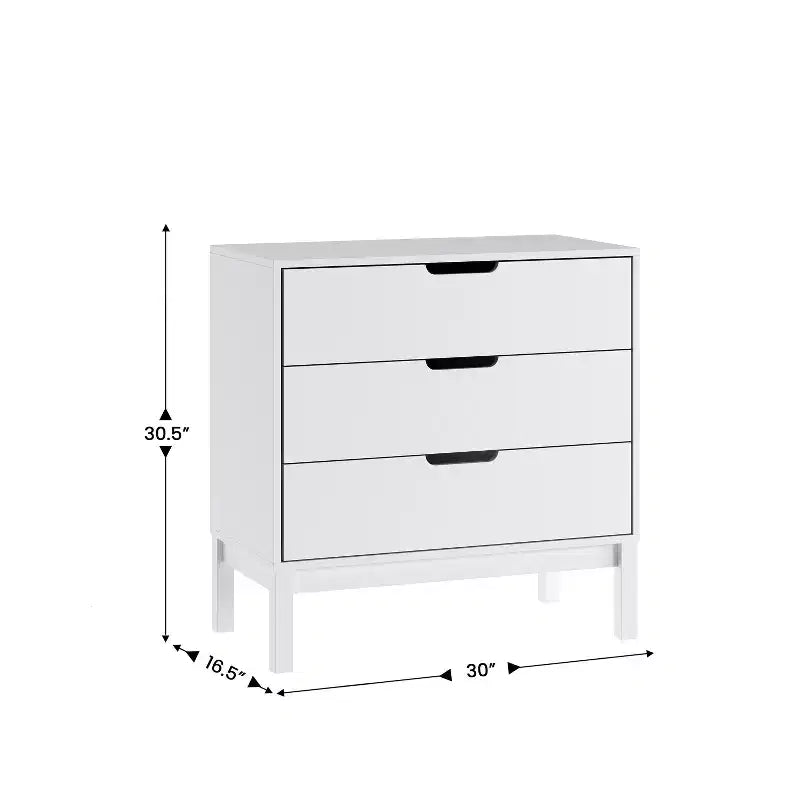 Commode en bois à 3 tiroirs pour enfants, commode pour chambre d'enfant