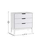 Commode en bois à 3 tiroirs pour enfants, commode pour chambre d'enfant