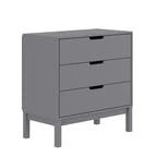 Commode en bois à 3 tiroirs pour enfants, commode pour chambre d'enfant