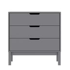 Commode en bois à 3 tiroirs pour enfants, commode pour chambre d'enfant