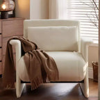Canapé-lit multifonctionnel Push-Back de 28" avec coussin, beige, capacité de 272 kg