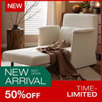 Canapé-lit multifonctionnel Push-Back de 28" avec coussin, beige, capacité de 272 kg