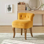 Fauteuil d'appoint moderne en velours avec accoudoirs, canapé simple pour salon, gris foncé