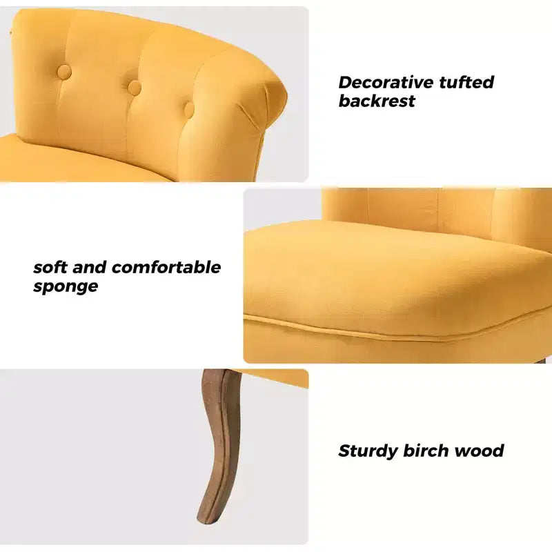 Fauteuil d'appoint moderne en velours avec accoudoirs, canapé simple pour salon, gris foncé