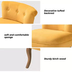 Fauteuil d'appoint moderne en velours avec accoudoirs, canapé simple pour salon, gris foncé