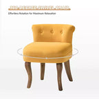 Fauteuil d'appoint moderne en velours avec accoudoirs, canapé simple pour salon, gris foncé