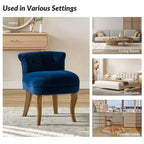 Fauteuil d'appoint moderne en velours avec accoudoirs, canapé simple pour salon, gris foncé