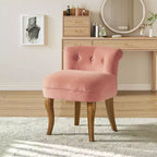Fauteuil d'appoint moderne en velours avec accoudoirs, canapé simple pour salon, gris foncé