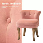 Fauteuil d'appoint moderne en velours avec accoudoirs, canapé simple pour salon, gris foncé