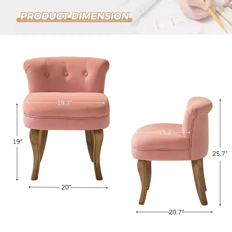 Fauteuil d'appoint moderne en velours avec accoudoirs, canapé simple pour salon, gris foncé