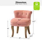 Fauteuil d'appoint moderne en velours avec accoudoirs, canapé simple pour salon, gris foncé