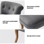 Fauteuil d'appoint moderne en velours avec accoudoirs, canapé simple pour salon, gris foncé