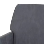 Fauteuil de massage inclinable en tissu gris clair avec vibration réglable et pochette latérale