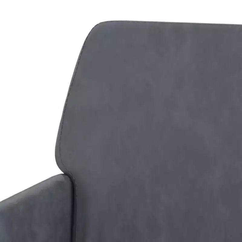 Fauteuil de massage inclinable en tissu gris clair avec vibration réglable et pochette latérale
