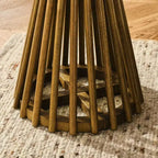 Console de 152 cm avec 4 tiroirs et rangement inférieur ouvert, bleu marine