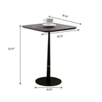 Console de 152 cm avec 4 tiroirs et rangement inférieur ouvert, bleu marine