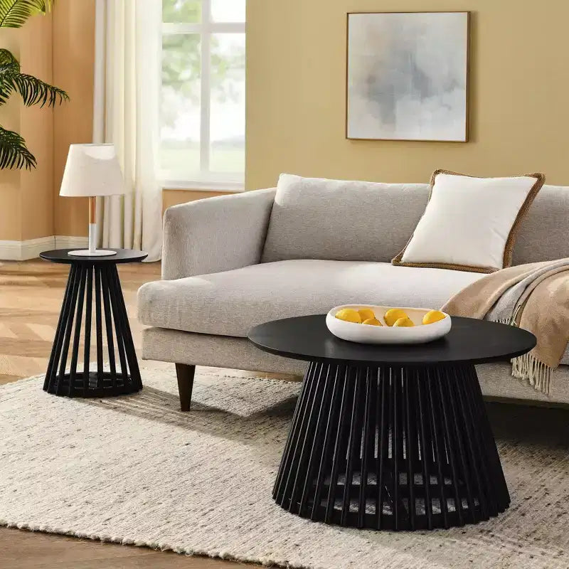 Console de 152 cm avec 4 tiroirs et rangement inférieur ouvert, bleu marine