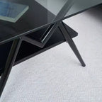 Chaise de bureau pivotante à dossier haut réglable en similicuir style Mid-Century Modern