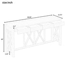 Meuble à chaussures étroit en rotin avec 2 portes basculantes et 4 étagères réglables pour entrée