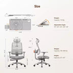 Bureau d'ordinateur en L de 60" avec huche et rangement