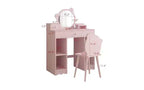 Tabouret de coiffeuse à dossier capitonné