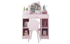 Tabouret de coiffeuse à dossier capitonné