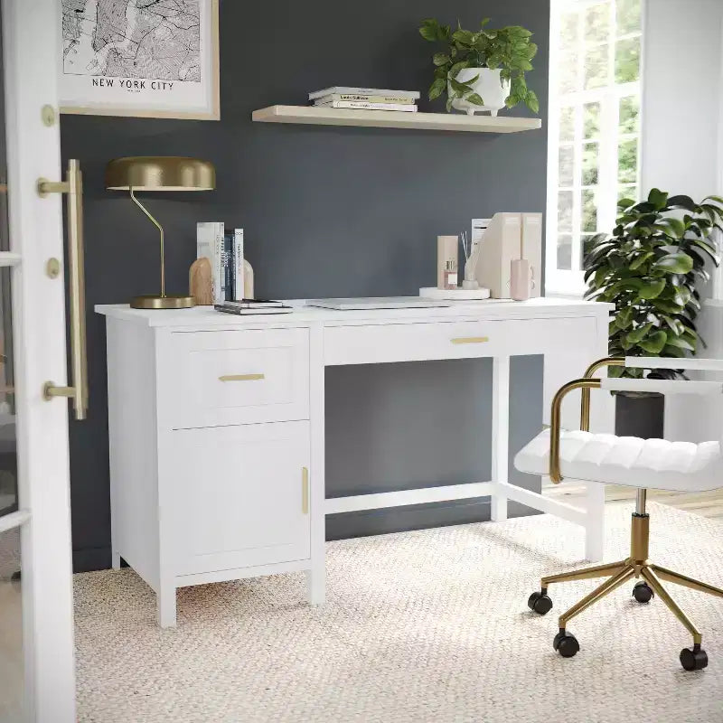 Chaise de bureau mi-dossier en maille rembourrée avec accoudoirs réglables et roulettes
