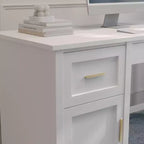 Chaise de bureau mi-dossier en maille rembourrée avec accoudoirs réglables et roulettes