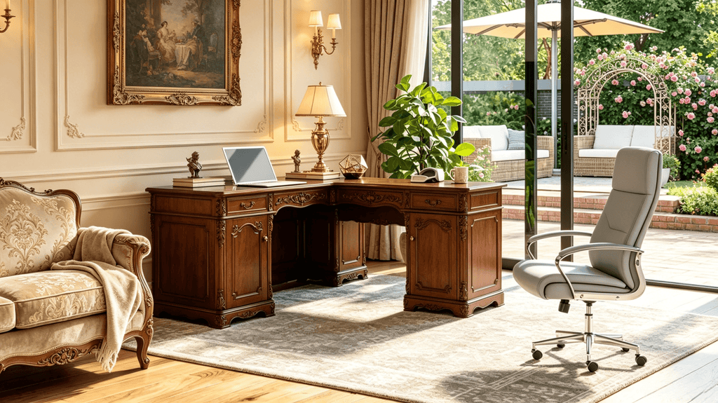 Coiffeuse et table de maquillage 2 en 1 de princesse pour petites filles, rose avec tiroirs de rangement