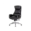 Mid-Century Modern Air Leatherette Adjustable Swivel High Back Office Chair - Glitzhome