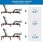 Cadre de lit électrique réglable Queen Size avec modes de massage