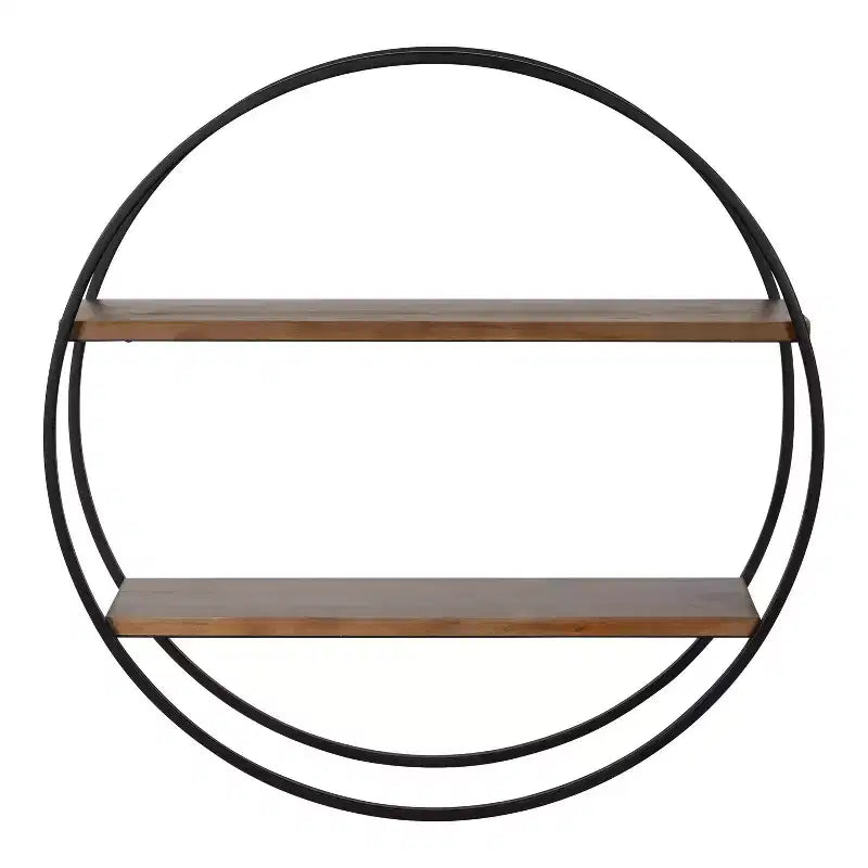 Ensemble table à manger carrée 3 pièces pour 2 avec étagère à vin, cadre en métal, gain de place, marron rustique