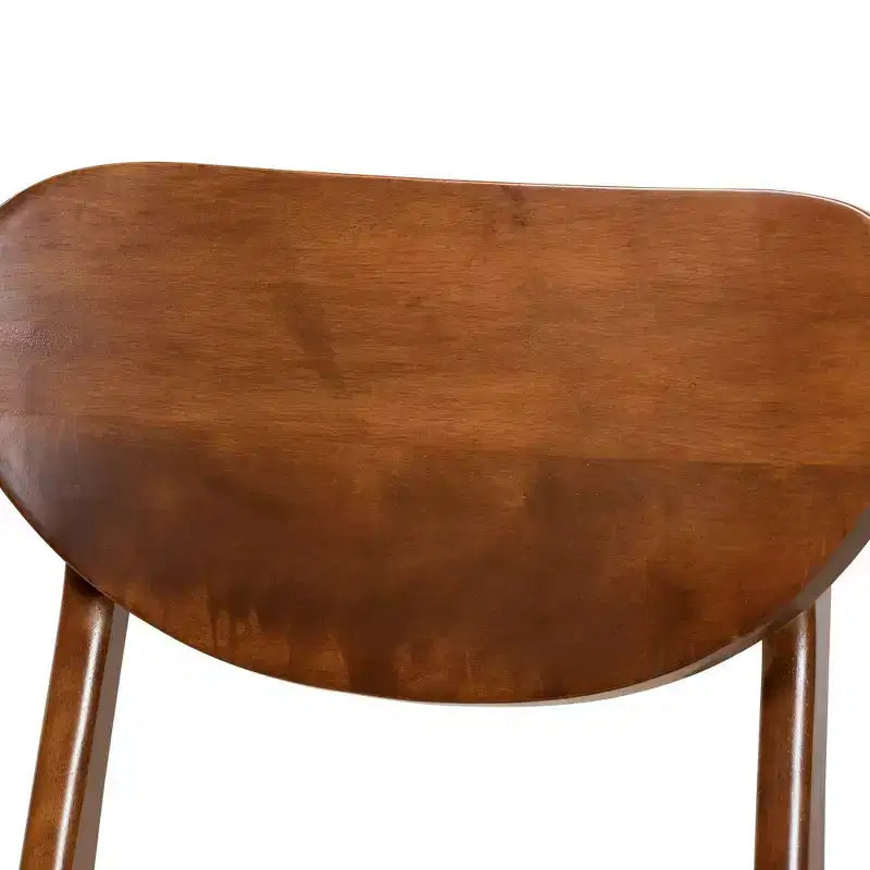 Ensemble de 2 chaises de salle à manger en bois rembourrées en tissu