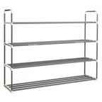 Hastings Home Four-Shelf Shoe Rack - Holds 24 Pairs of Shoes