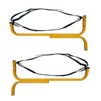 Leisure Sports 1232 Level Canoe Hanger, Kayak Rack, and Stand-Up Paddleboard Holder- 15 x 32 x 2, Yellow