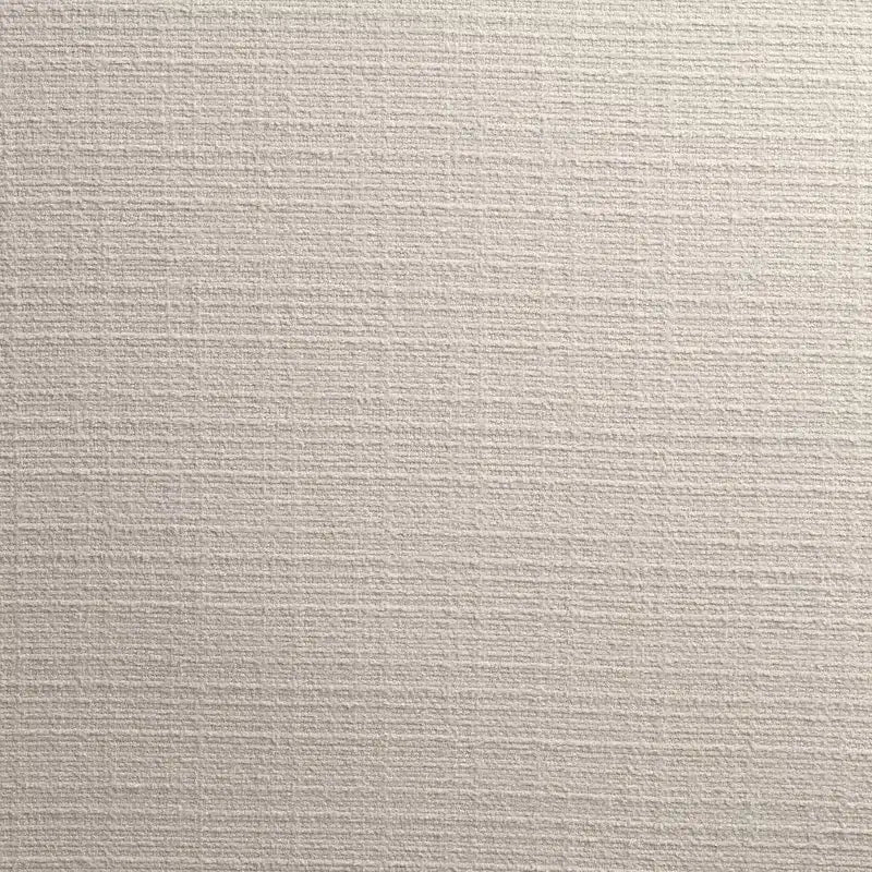 Chaise de salle à manger avec dossier haut en tissu blanc cassé et métal noir