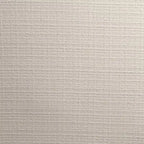 Chaise de salle à manger avec dossier haut en tissu blanc cassé et métal noir